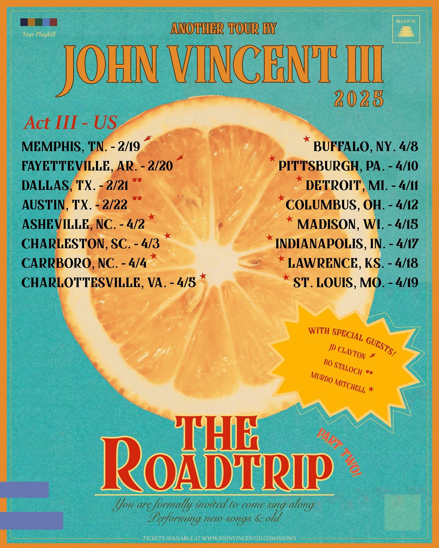 Murdo Mitchell The Roadtrip Tour Poster 2025